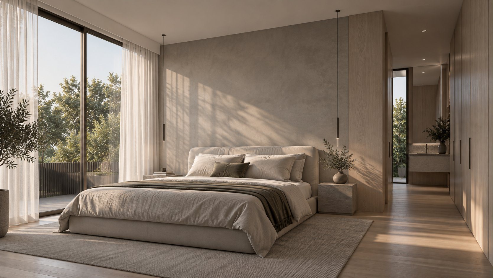 Pakuranga Residence, main bedroom